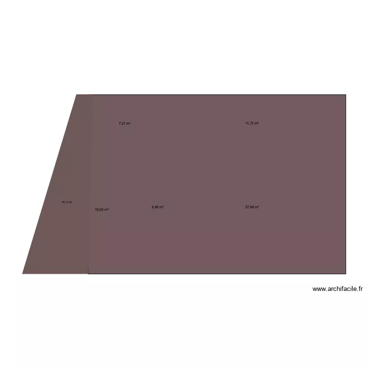 toit maison avant. Plan de 