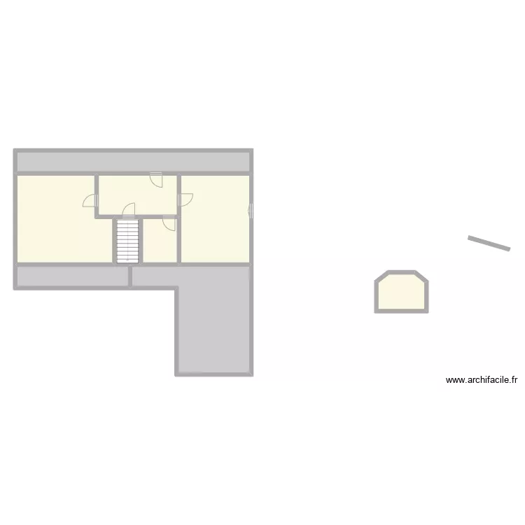 MARTIN - FRANQUEVILLE ST PIERRE. Plan de 
