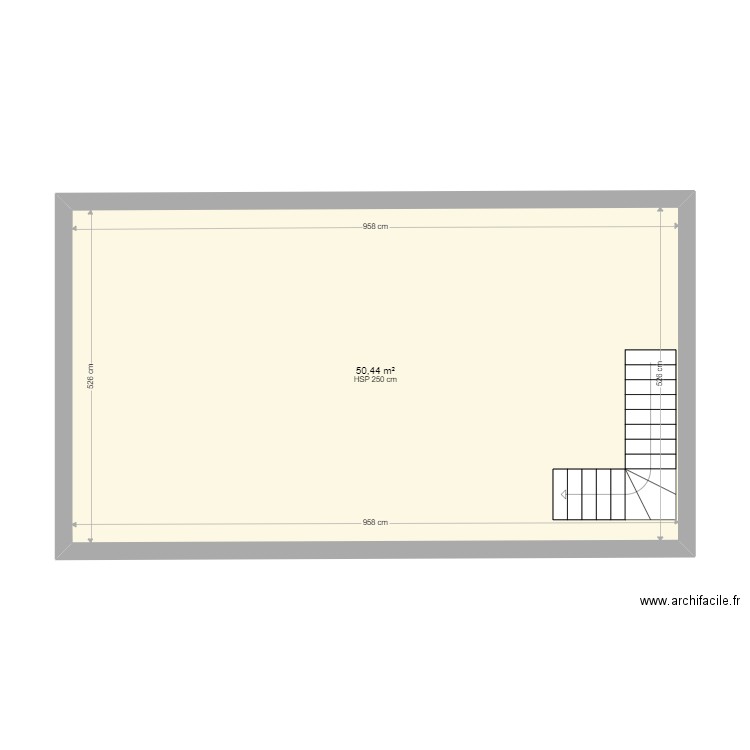 Ghmat 2. Plan de 1 pièce et 50 m2