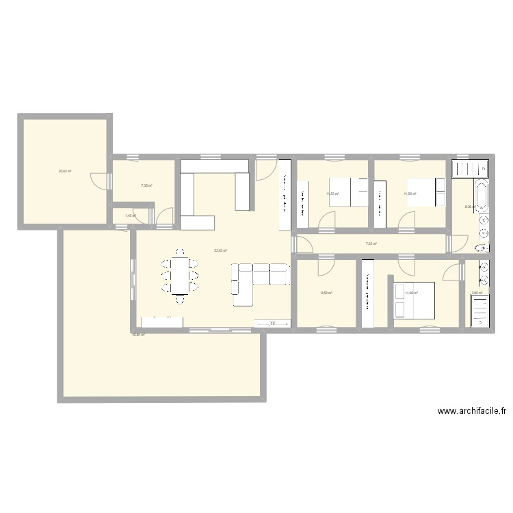 PLAN. Plan de 0 pièce et 0 m2