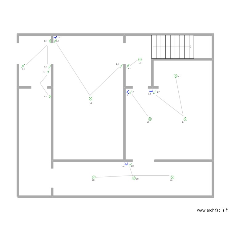 -1 AA. Plan de 0 pièce et 0 m2