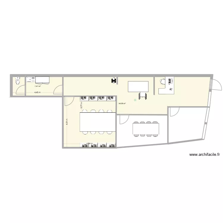 local Tarnos. Plan de 2 et 62 m² local Tarnos. Plan de 2 et 62 m²