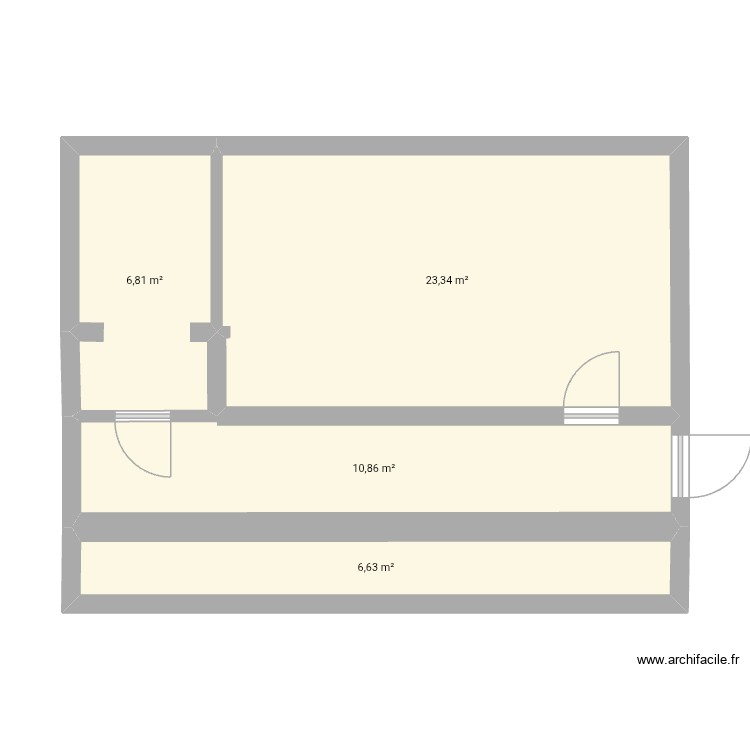 Buvette pomarez rcpa. Plan de 0 pièce et 0 m2