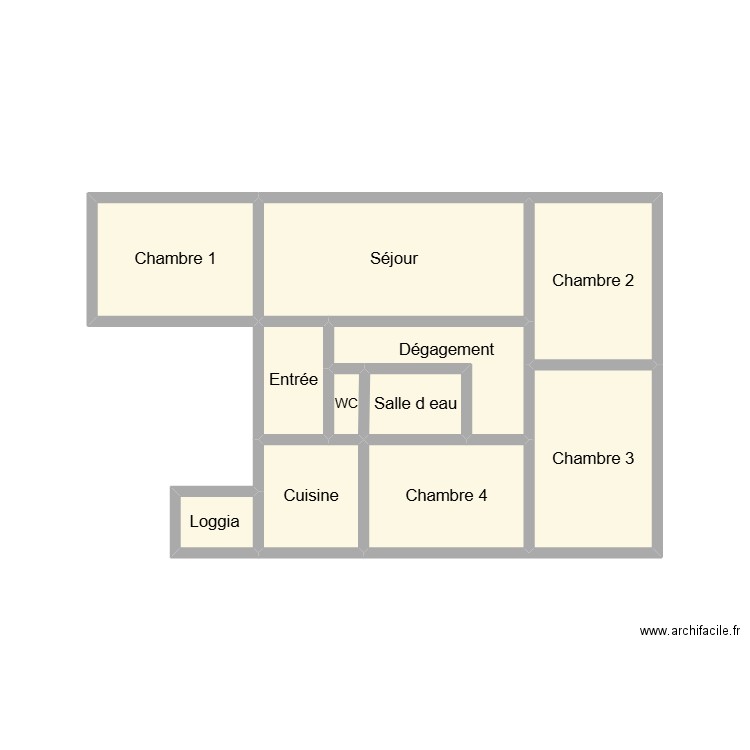 2511 POLLICOT. Plan de 11 pièces et 17 m2