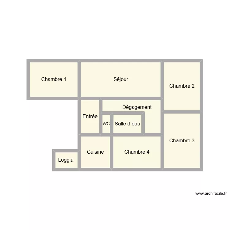 2511 POLLICOT. Plan de 11  et 17 m²