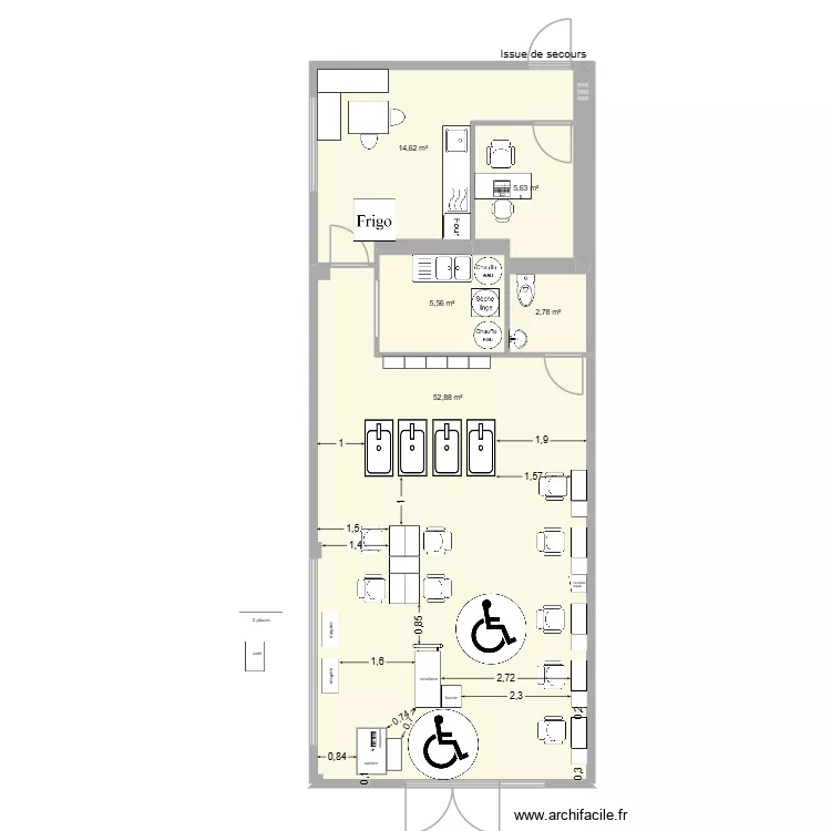 Fronton essai. Plan de 6 et 82 m² Fronton essai. Plan de 6 et 82 m²