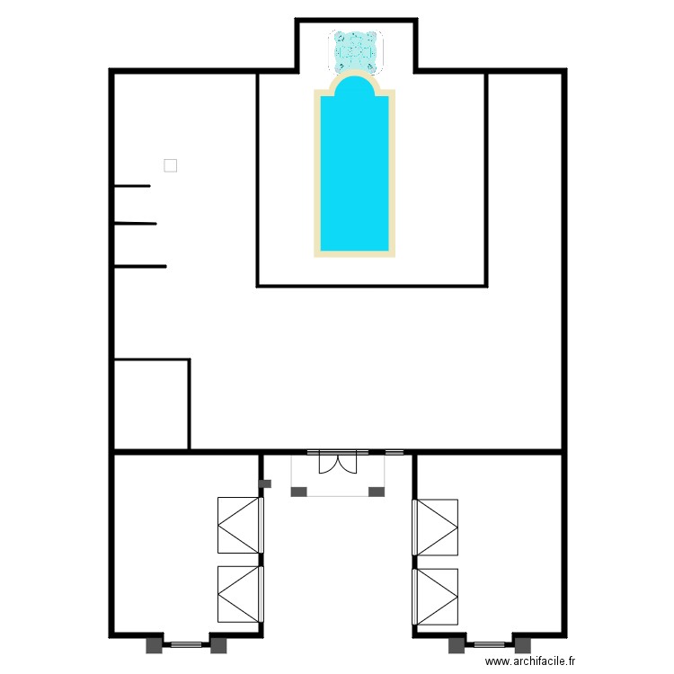 ross. Plan de 5 pièces et 543 m2