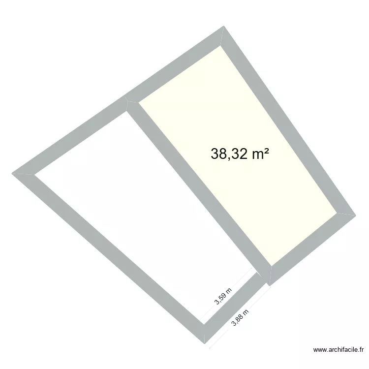 parcelle 77/76. Plan de 