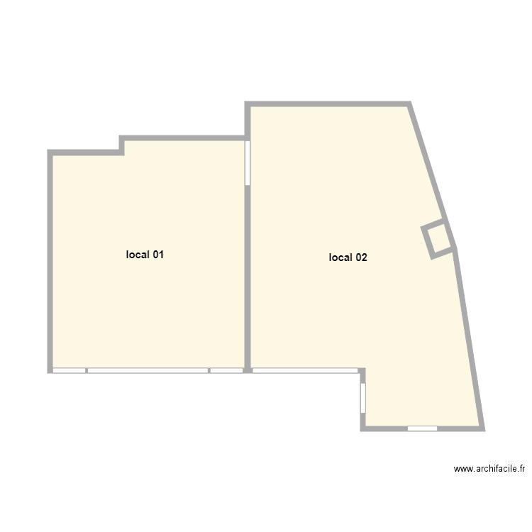 consort bessiere n48. Plan de 3 pièces et 40 m2