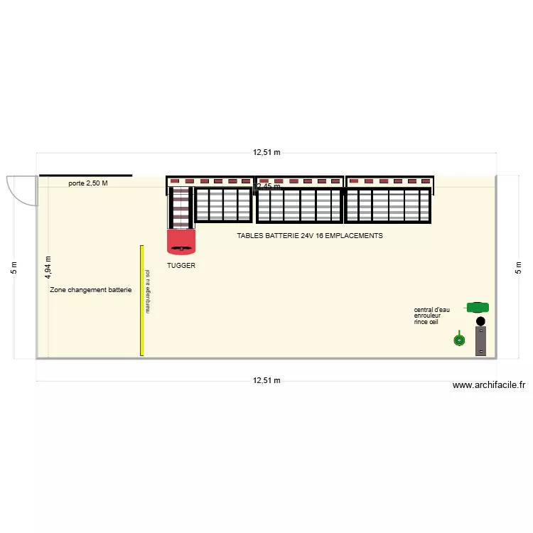 GALLIANCE LES AUBIERS. Plan de 1  et 62 m²