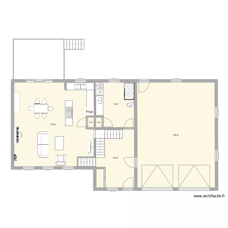 FG-48A. Plan de 6  et 147 m²