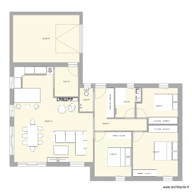 Maman 3. Plan de Maman 3. Plan de