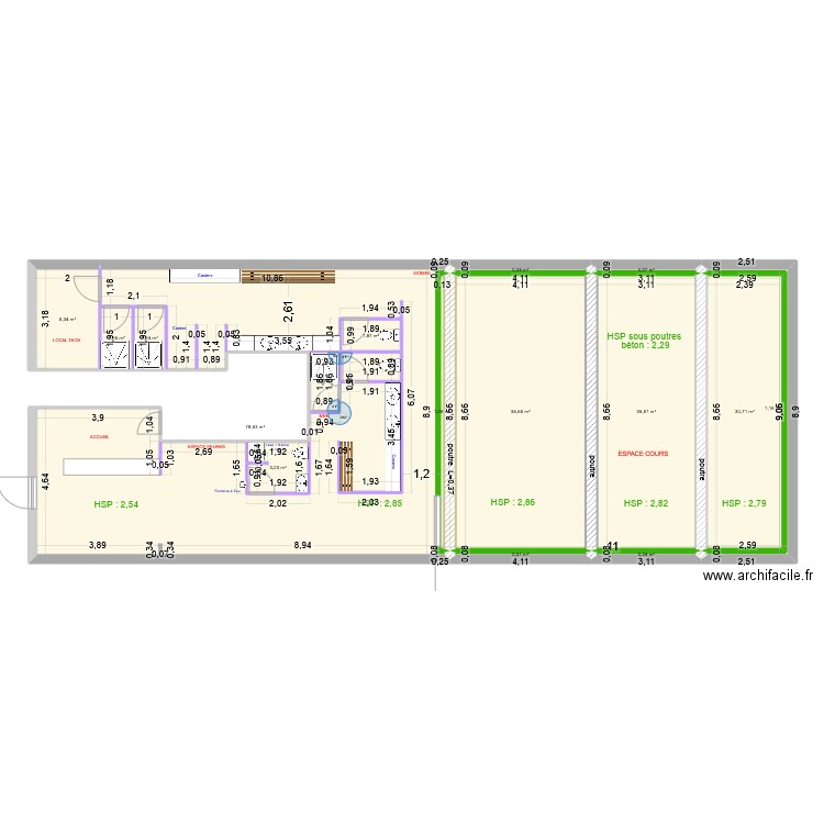12 Miollis New. Plan de 16 pièces et 182 m2