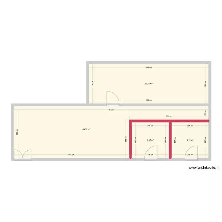 LHT boulangerie existant. Plan de LHT boulangerie existant. Plan de