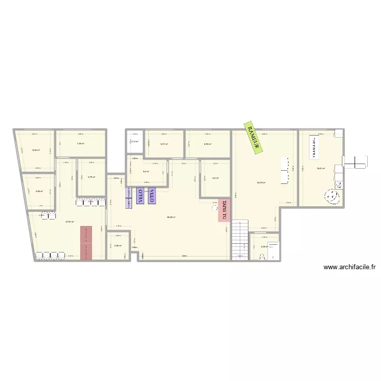 FONTENAY SOUS BOIS MARCO. Plan de 