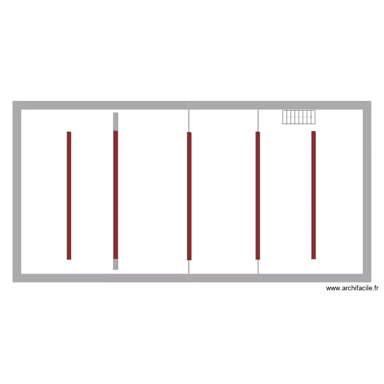 Combles Florent. Plan de 3  et 198 m²