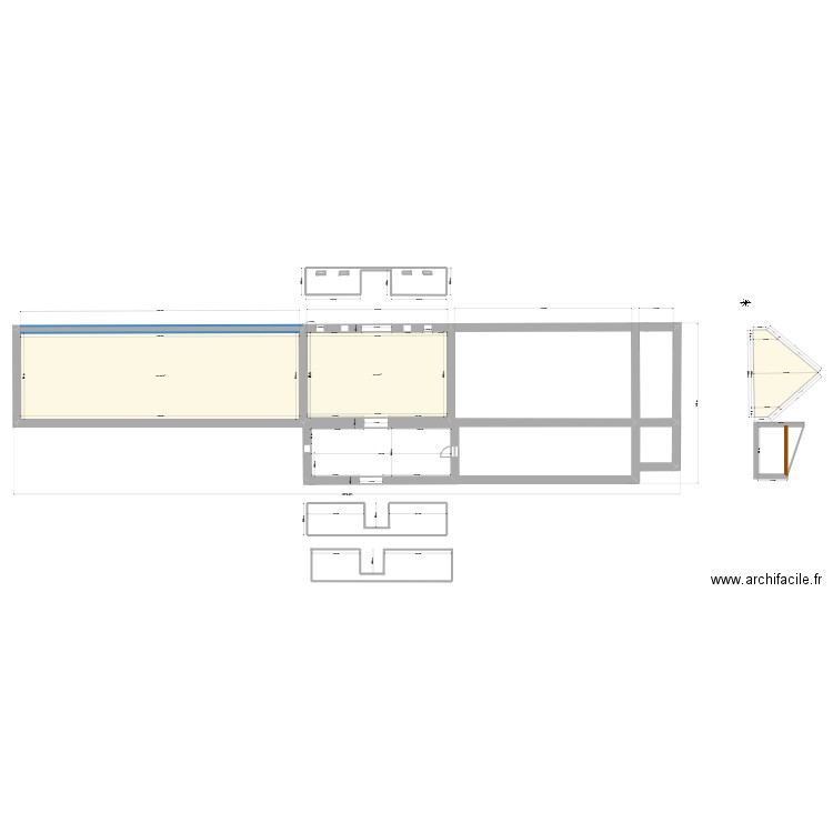 La loge 1. Plan de 0 pièce et 0 m2