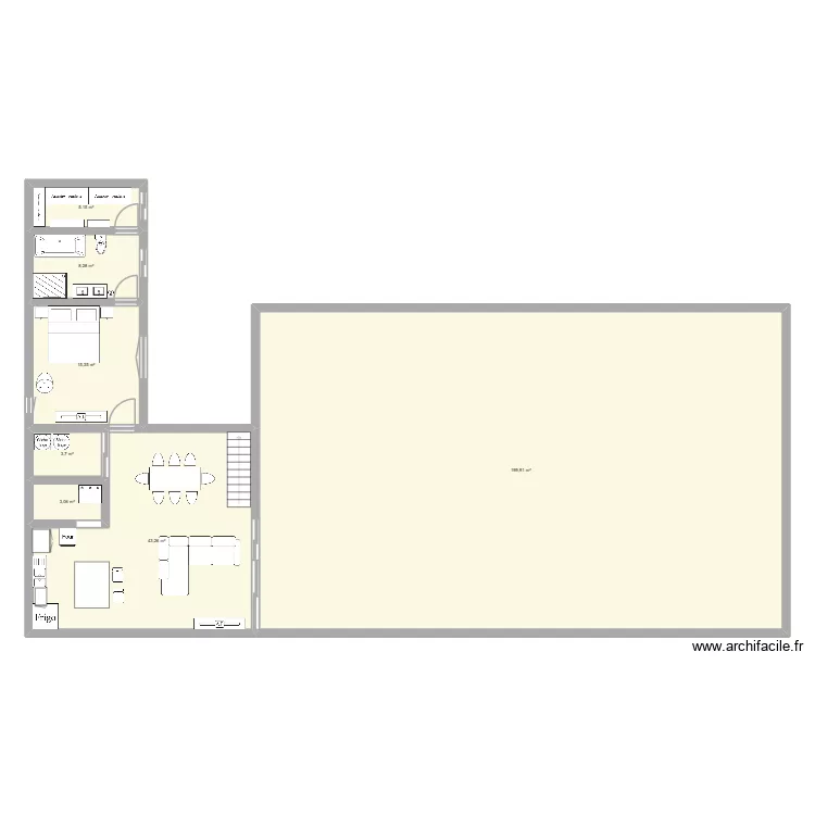 maison. Plan de 