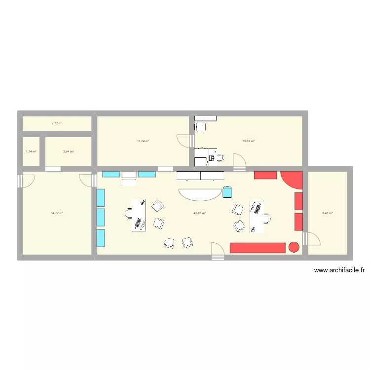 Plan du magasin. Plan de 