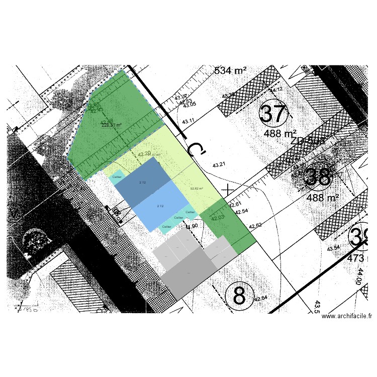 Montreverd - Coteaux de la Barbotière . Plan de 0 pièce et 0 m2