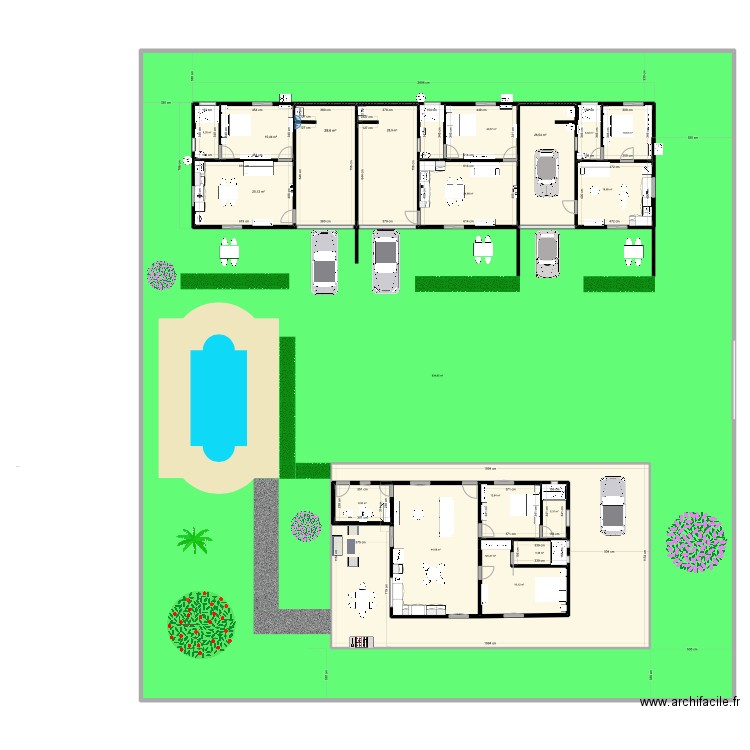 SCI aménagement . Plan de 0 pièce et 0 m2