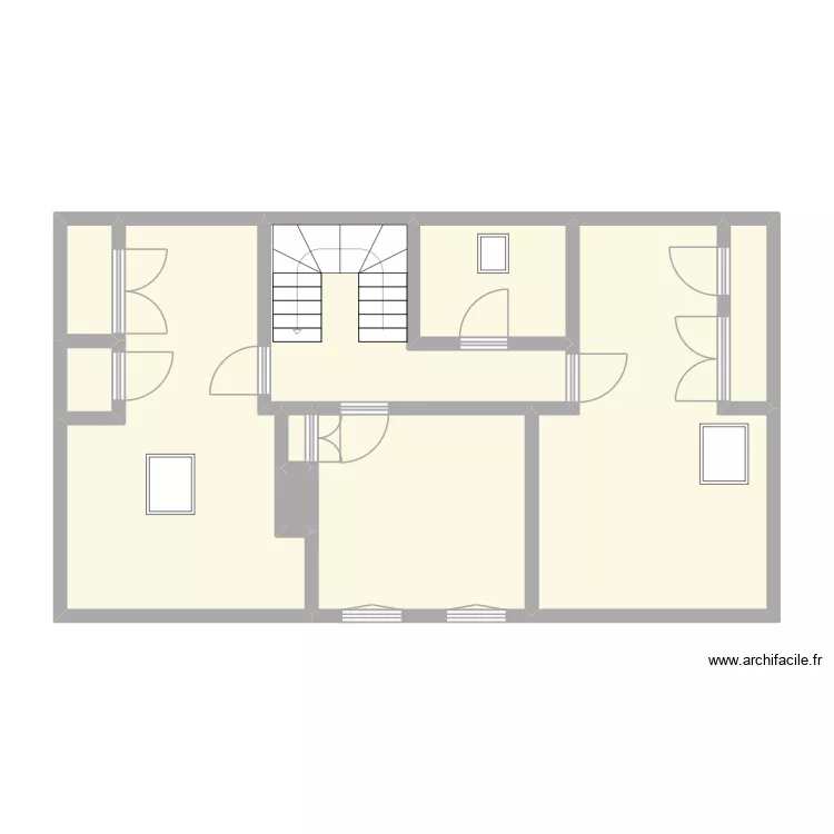LAMEE - GRAND BOURGTHEROULDE. Plan de 