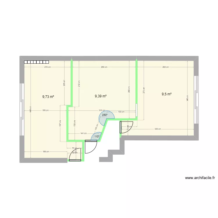 Plan V4 dimensions. Plan de 
