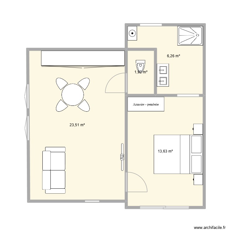 mimosa. Plan de 0 pièce et 0 m2