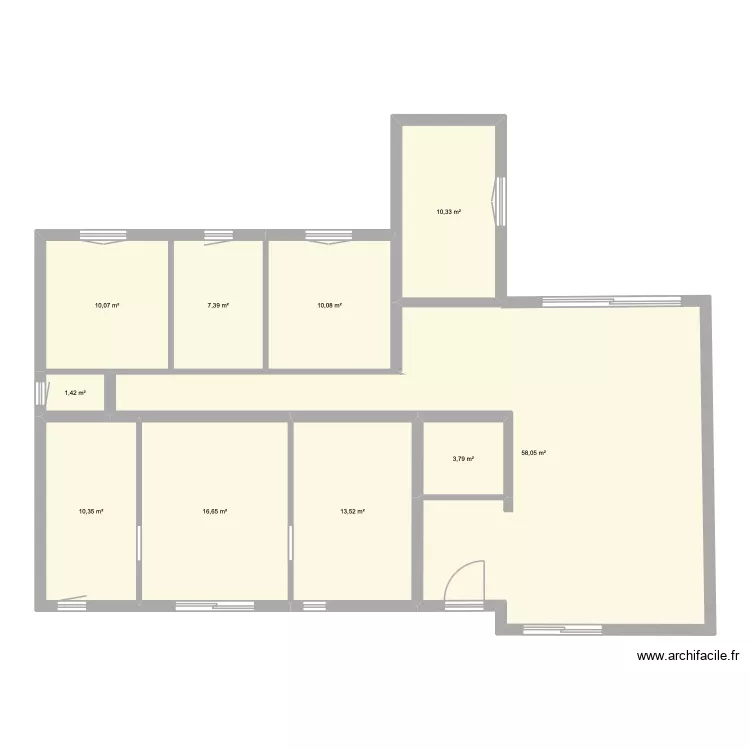 MAISON VF2. Plan de 10 Pièces et 142 m²
