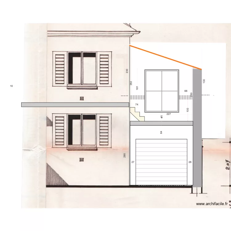 Façade Sud_001. Plan de Façade Sud_001. Plan de