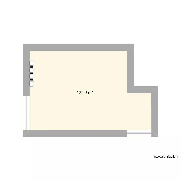 Chambre verte. Plan de 3 et 41 m² Chambre verte. Plan de 3 et 41 m²