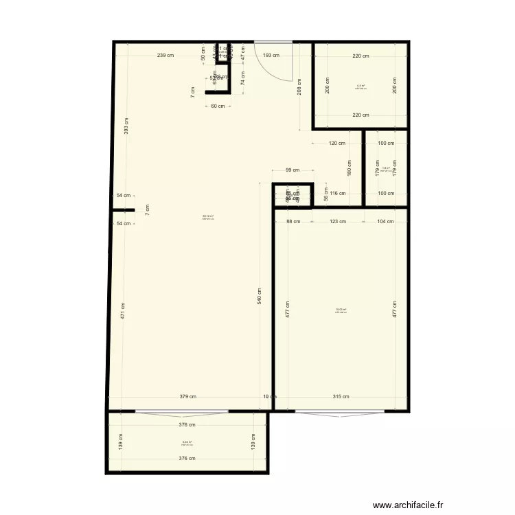 CANNES T2 3. Plan de 7 Pièces et 65 m² CANNES T2 3. Plan de 7 Pièces et 65 m²