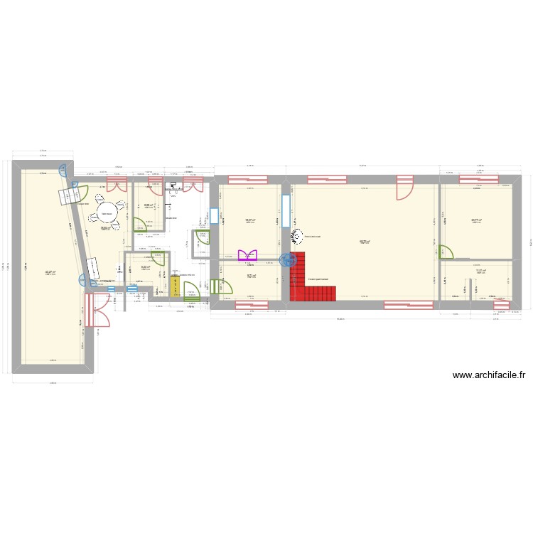 PLAN MAISON LA GAUTRAIE. Plan de 0 pièce et 0 m2