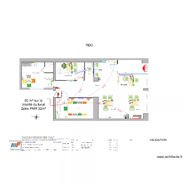 Manpower Machecoul. Plan de 