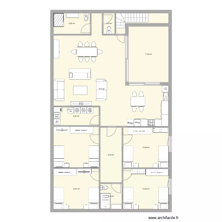 appartement havelange 3. Plan de 