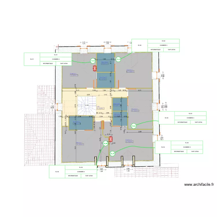 ZABOLLONE_R+1_CFA. Plan de 