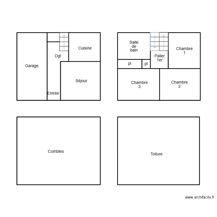 QUIMPER EVEN INDIVISION. Plan de 14 pièces et 79 m2