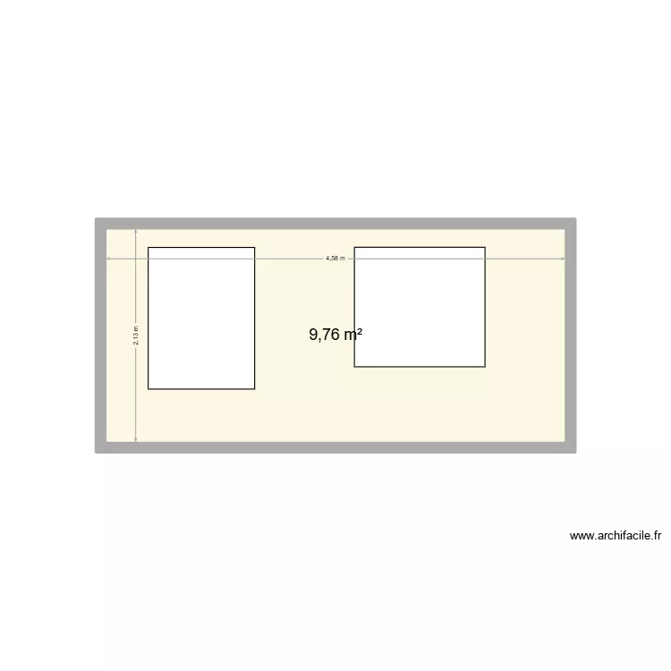 RANGEMENT VERANDA. Plan de 