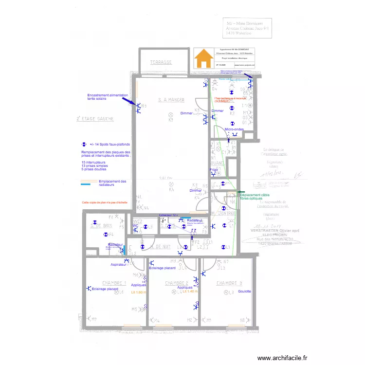 PROJET ELECTRICITE 301025 3. Plan de PROJET ELECTRICITE 301025 3. Plan de