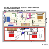 T4 Projet 2 ETAGE T4 2 chambres avec douche- 25 08 2024