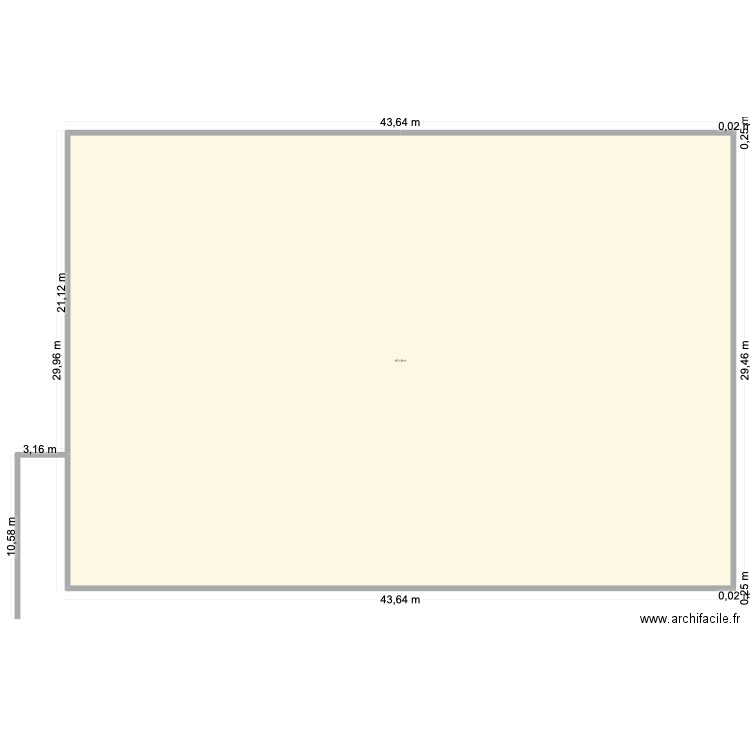 CALAIS_1. Plan de 1 pièce et 1271 m2
