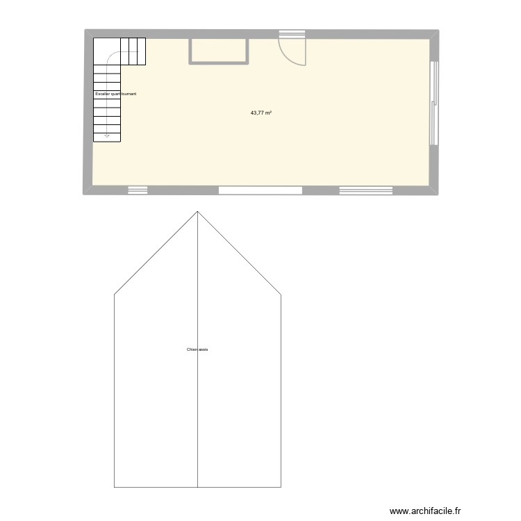 Chalet2. Plan de 0 pièce et 0 m2