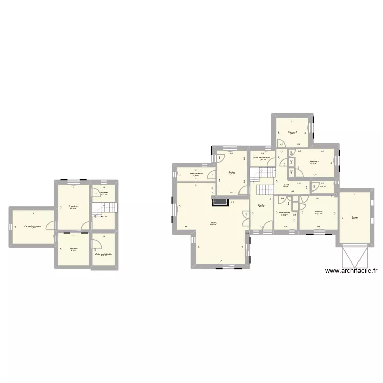 Ceyreste non modifiable. Plan de 22  et 193 m²