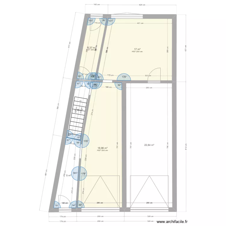 RENOVATION MAISON N&deg;12. Plan de 
