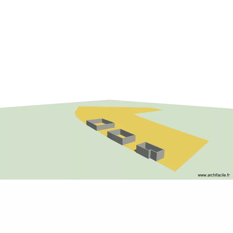 CHATREIX NIV1. Plan de 3 et 197 m² CHATREIX NIV1. Plan de 3 et 197 m²