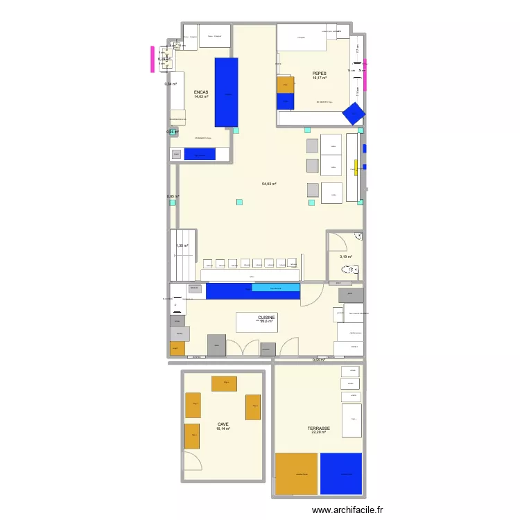 GALERIE plan. Plan de GALERIE plan. Plan de