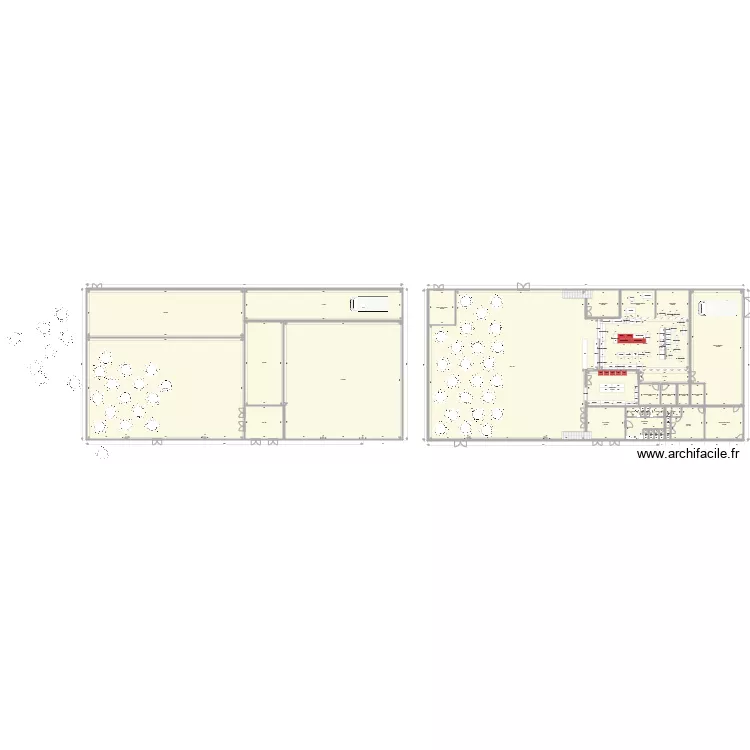 salle renard. Plan de 37 et 2713 m² salle renard. Plan de 37 et 2713 m²