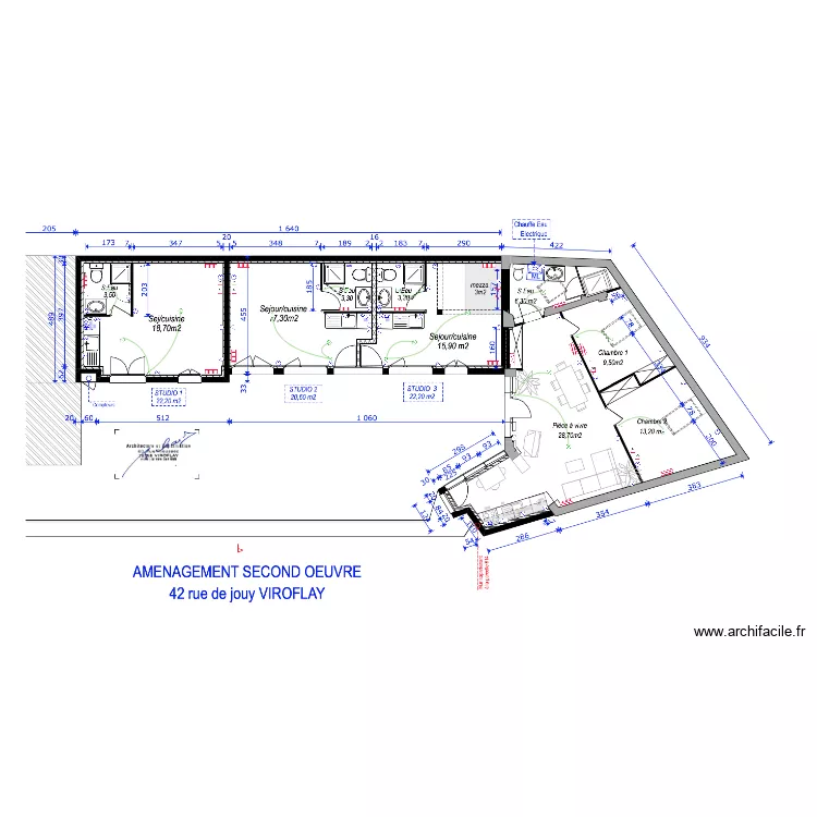 Viroflay Jouy. Plan de 