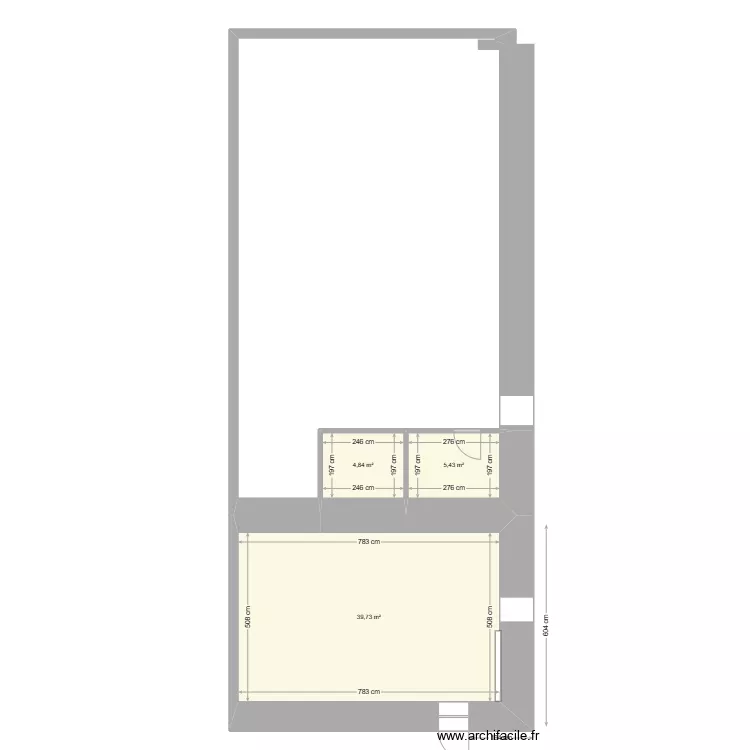 OURY Saint Jean de Sauves. Plan de 
