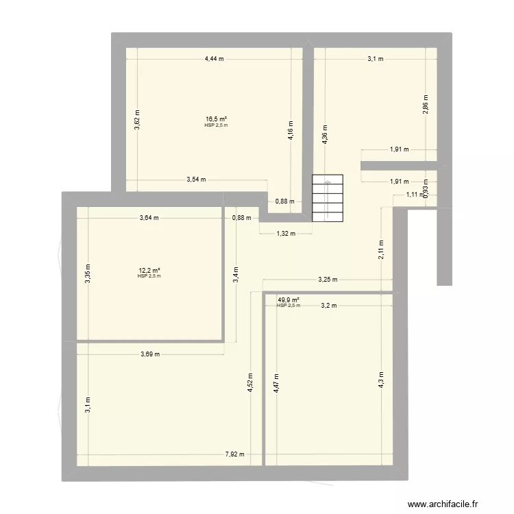 maison cornas. Plan de 